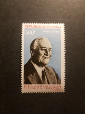 Sello Mali Franklin D. Roosevelt Aérienne Pa N°88 Nuevo ** Lujo Mnh 1970 Foto 1 de 2