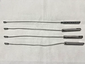 Set Of 4 Codman / V. Mueller 3.5mm DeBakey Vascular Dilators 8" Length - Picture 1 of 4
