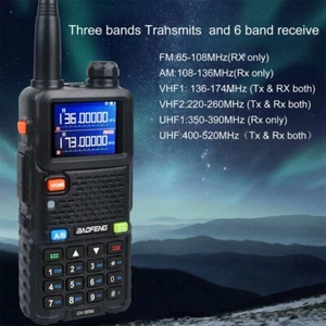 Baofeng UV-5RM 10W UHF VHF Multi Band Two-way Portable Radio Walkie Talkie - Photo 1/1
