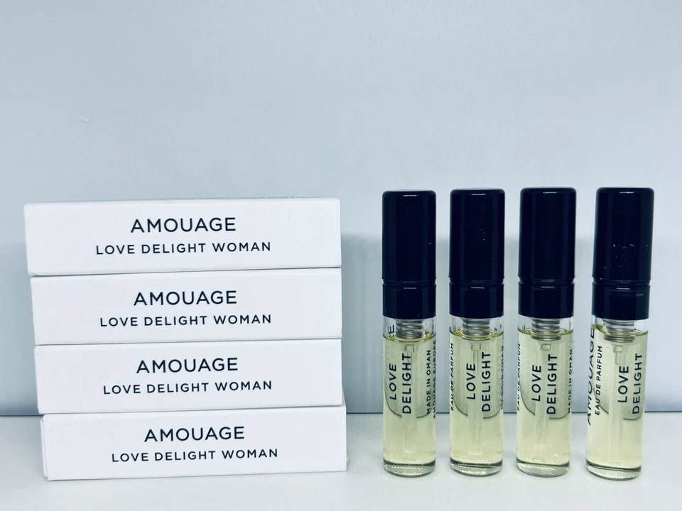Love Delight Women By Amouage EDP 2 ml x 4 perfume muestra spray Foto 1 de 1