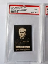 1901 OGDEN'S TOBACCO GUINEA LTD PSA 7 NM CIGARETTE CARDS - SIR REDVERS BULLER