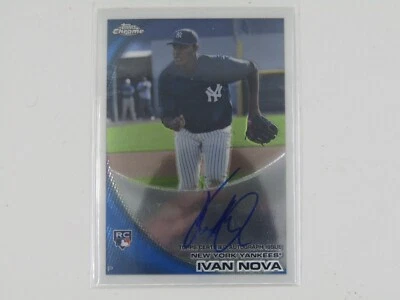 IVAN NOVA 2010 TOPPS CHROME ROOKIE AUTOGRAPH AUTO! RC! NEW YORK YANKEES! - Image 1 of 2