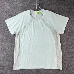 Athleta Shirt Womens Medium M Blue Athletic Lightweight Workout Gym Short Sleeve - Picture 1 of 14