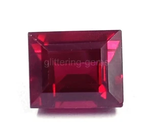 Natural 3.65 CT Red Ruby Burma Certified Emerald Cut IGL Loose Gemstone 5JSJ - Picture 1 of 8