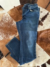 Burberry Brit Jeans Mens 30X32 Blue Denim Med Wash Straight Casual Zip Fly