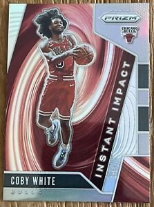 2019-20 Panini Prizm Instant Impact Silver Coby White RC Rookie #6