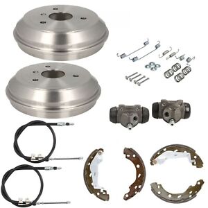 BRAKE DRUMS, SHOES, WHEEL CYLINDERS, CABLES & FITTING KIT SMART 450 42 A2047