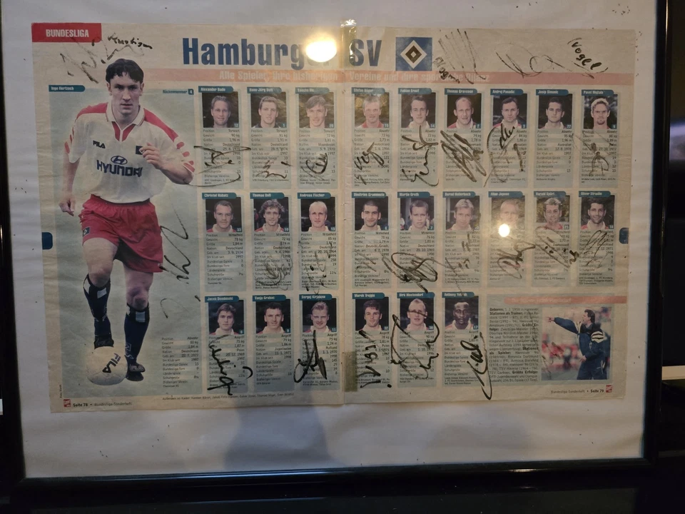 HSV Hamburger SV Autogramme 1998 - Bild 1 von 1