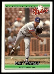 1992 Donruss The Rookies Matt Maysey Rookie Montreal Expos #71 - Picture 1 of 2