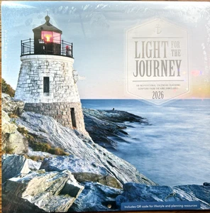 2026 Wall Calendar - Light For The Journey -12 Month-12 x 12 Inches New SEALED - Picture 1 of 2