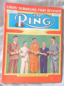 Joe Louis James Braddock August 1936 The RING Boxing Magazine Ex - Bild 1 von 1