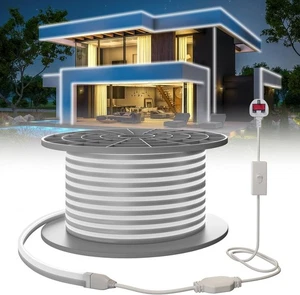 SUCIKORIO Neon Led Strip Light 10m /32.8ft, Flexible LED Strip Lights Cold White - Picture 1 of 7