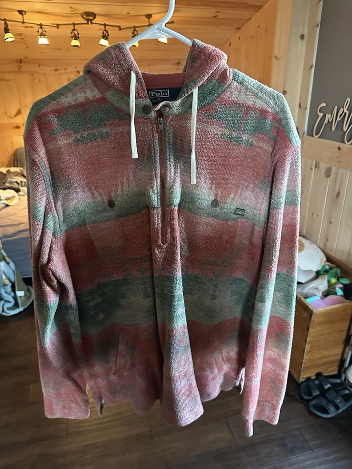 Sudadera Pullover Nativa Polo Ralph Lauren Rara Foto 1 de 4