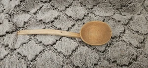 Hand-Carved Wooden Spoon /Ladle/Scoop Kitchen Tool - Picture 1 of 3