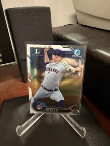 Shane Bieber 2016 Bowman Chrome Draft 1st #BDC-68 - Cleveland First - Picture 1 of 2