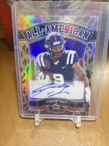 2022 Leaf Valiant - Jerrion Ealy #BA-JE1 Leopard /5 (AU, RC) - Foto 1 di 3