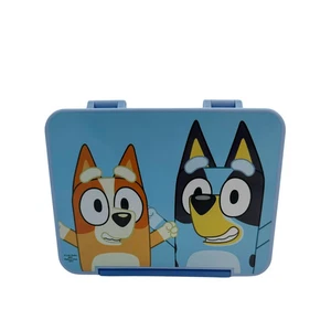 BBC Bluey Kids Reusable Silicone Bento Lunch Box with Bluey & Bingo Design - Picture 1 of 7