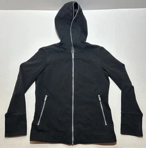ScotteVest Mujer Chloe Glow Chaqueta Grande Negra Cremallera Capucha Nylon Algodón Exterior - Imagen 1 de 9