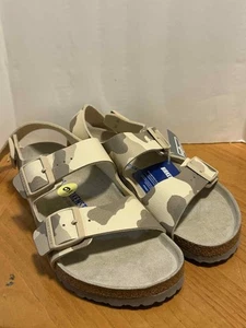Sandalia Birkenstock Milano para Hombres Plantilla Suave Desierto Suelo Gris/Taupe Talla 9 - Imagen 1 de 7