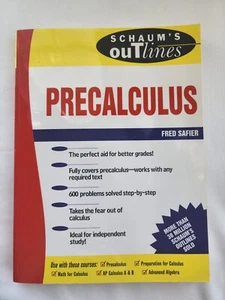 Schaum's Outline Ser.: Schaum's Outline of Precalculus by Fred Safier (1997,... - Picture 1 of 2
