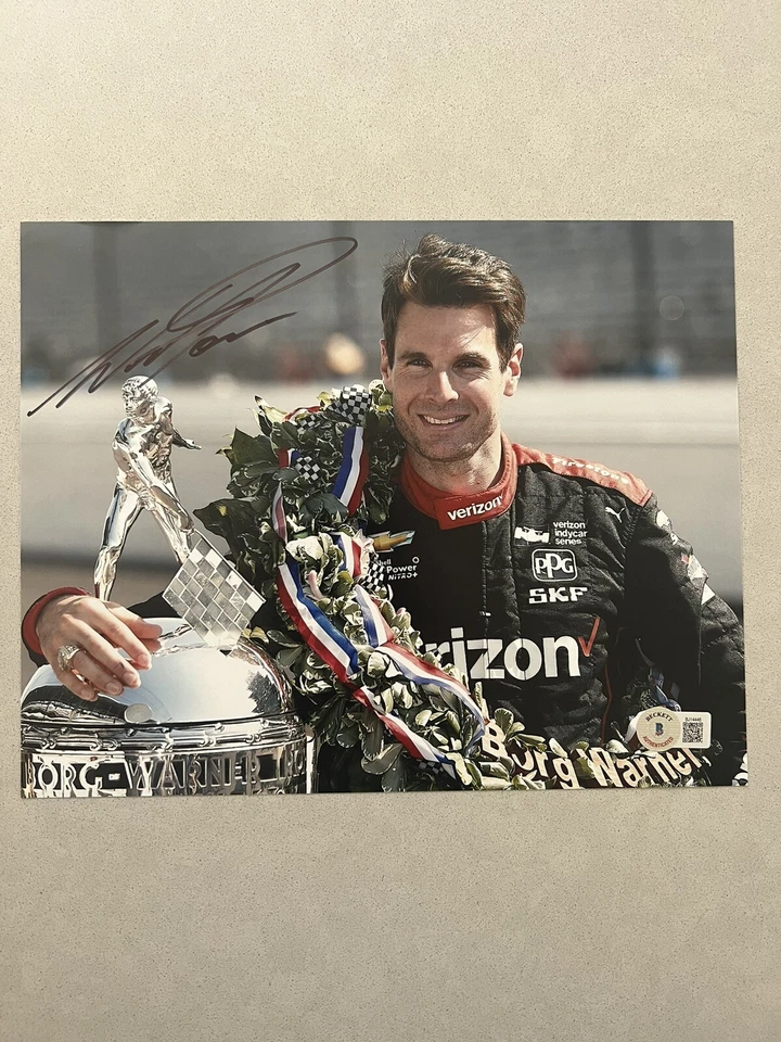 Will Power autographed signed 8x10 photo Beckett BAS COA Indy 500 Racing Rare Foto 1 de 1