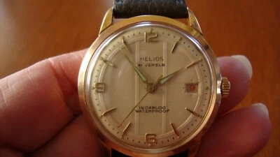 RELOJ PULSERA HELIOS HOMBRE VINTAGE MUY LIMPIO PULSERA NUEVA 21 JOYAS Foto 1 de 4