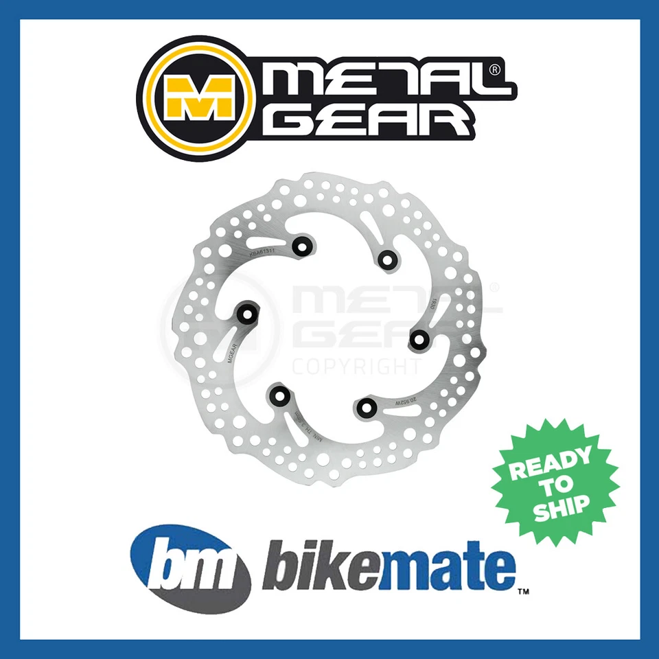 Rotor de disco de freno trasero MetalGear para Yamaha YZ 250 F 2012 2013 2014 2015 2016 Foto 1 de 1