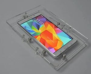 Samsung Galaxy 8" Tablet Acrylic 75mm VESA Kit for POS Kiosk Show Store Display - Picture 1 of 14