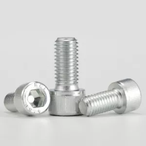 Kohlenstoffstahl M8 M10 GR10.9 weiß Zink Sechskant Steckdose Kappe Kopfschrauben Cup Schrauben - Bild 1 von 5