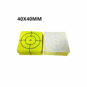 100 PIEZAS 40X40 MM Hoja Reflectora Objetivo Reflectante Cinta Adhesiva Estaciones Total - Imagen 1 de 4