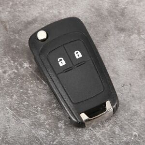2 Buttons Foldable Remote Key Fob Case Cover Replacement Fits Replacement For