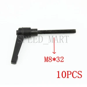 10 PIEZAS Palanca de sujeción de mango ajustable perno roscado de maquinaria M8 x 32 mm - Imagen 1 de 1