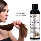 100% Pure Hair and Skin Care Oil (Organic Castor Oil is ONLY ingredient) - 3.4oz
