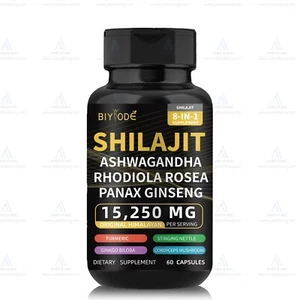 Natural Dynamic Herb shilajit ashwagandha Improves Vitality And Wellness - Picture 1 of 7