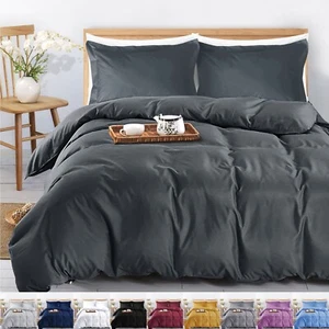 Luxury Reversible Duvet Cover Quilt Covers Bedding Set Single Double King Size - Picture 1 of 108