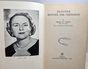 Prisoner Beyond the Chindwin Hilda Corpe H/C 1955 1st edition rare - Bild 1 von 8