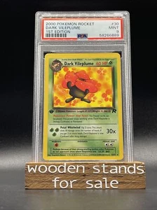 Pokemon Rocket 30/82 Dark Vileplume 2000 primera edición [PSA 9] - Imagen 1 de 2