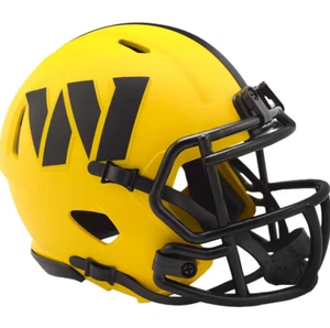 NFL Football Riddell Washington Commanders Rave Mini Revolution Replica Helmet - Picture 1 of 3