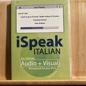 iSpeak Italian Phrasebook (MP3 CD+ Guide) (S6.7) - Picture 1 of 2