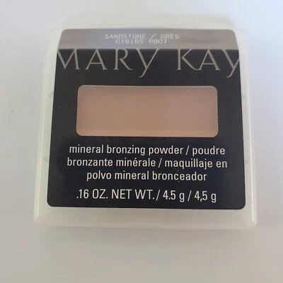 New In Package Mary Kay Mineral Bronzing Powder Sandstone 016165 Full Size - Image 1 of 2