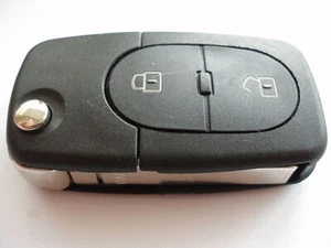 RFC 2 button flip key case for VW MK4 Golf Bora Passat B5 remote fob 1998 - 2001 - Picture 1 of 3