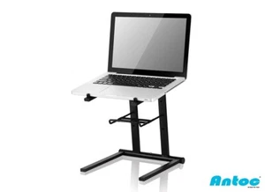 L1 Laptop Ständer DJ Produzent faltbar massiv Stahl schwarz leichtes Regal dvs - Bild 1 von 3