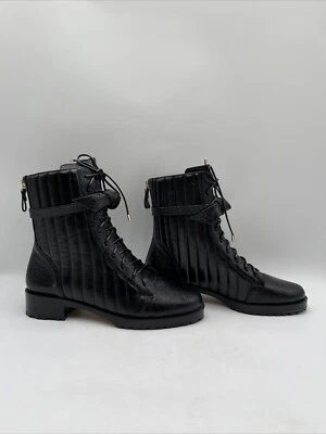 Botas de Combate Clarita Acolchadas para Mujer Alexandre Birman Negras Talla 39.5 NWB Foto 1 de 4