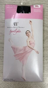 ABT American Ballet Theatre Spotlights Youth XL Black 1 Pair 80 To 110 Lbs - Picture 1 of 2