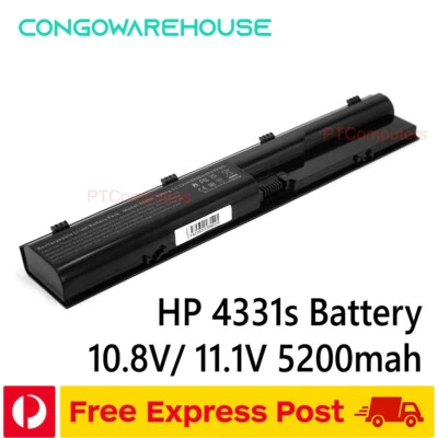 New Laptop Battery PR06 for HP ProBook 4330s 4331s 4435s 4530s 4535s HSTNN-DB2R - image 1 of 4