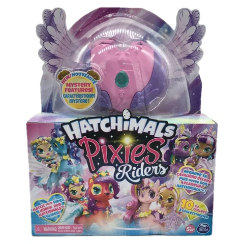Hatchimals Pixies Riders Magical Madison Pixie Butterpuff Glider Hatchimal Set Cover