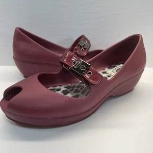 Dr. Scholls Original Feel Crazy Good Damenschuhe rot Maryjane 2 "Keilabsatz 9M - Bild 1 von 8