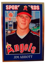 1992 Allan Kaye's Sports Cards News Magazine Multi-Sport 23 Jim Abbott
