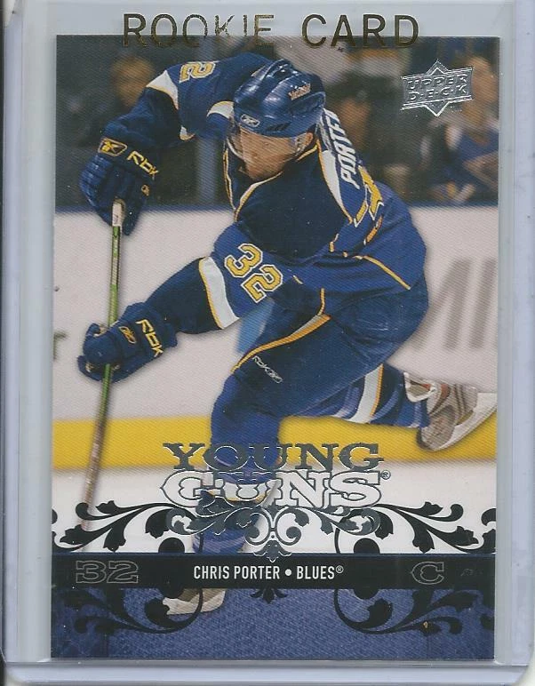 2008-09 UD Upper Deck Young Guns Chris Porter Rookie Card RC #216 Mint - Image 1 of 1