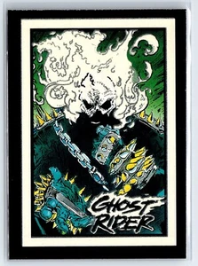 1992 Comic Images Ghost Rider G6 The Flames Glow In The Dark Trading Card - Picture 1 of 2